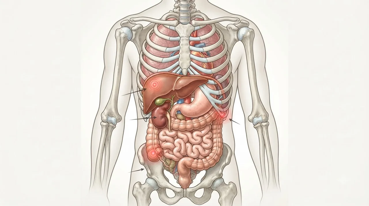 오른쪽 옆구리 통증, 왜 생길까요? 장기별 원인 깊이 알아보기