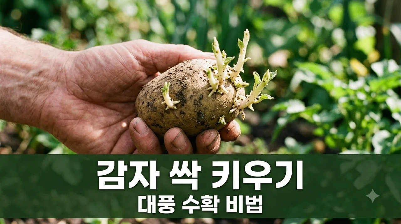감자 싹틔우는 방법: 초보 농부도 굵은 감자 수확하는 특급 비법!