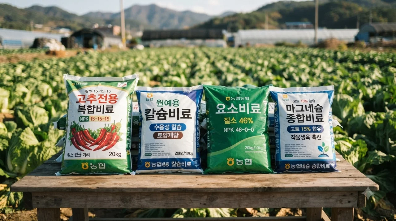 김장배추 웃거름, 어떤 비료가 좋을까요?