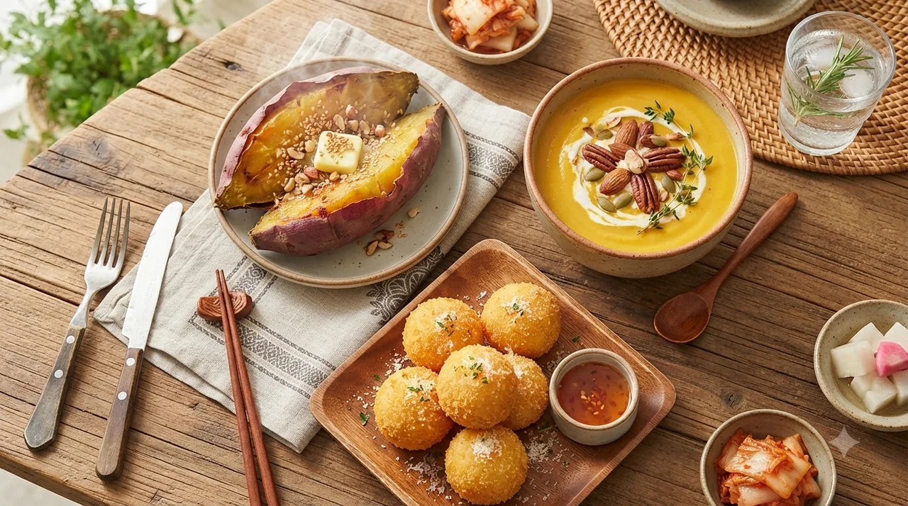 고구마, 더 맛있고 건강하게 즐기는 다양한 레시피!