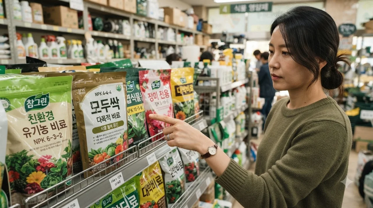 건강한 작물 생장을 위한 비료 선택 체크리스트