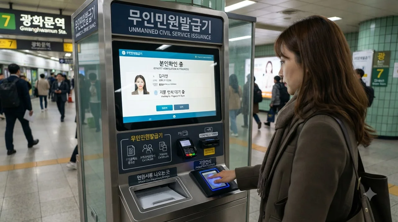 3. 오프라인 발급: 무인발급기 및 주민센터 이용
