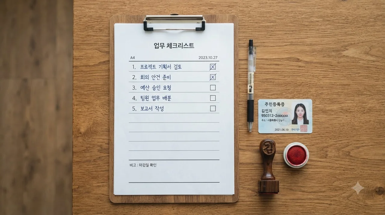 발급 전 준비물 체크리스트 (본인 vs 대리인)